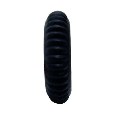 Anello Fallico Seghettato in Silicone Nero per Maggiore Stimolazione